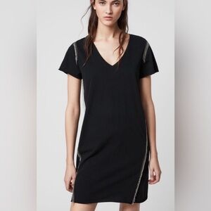 All Saints Black Mini Dress